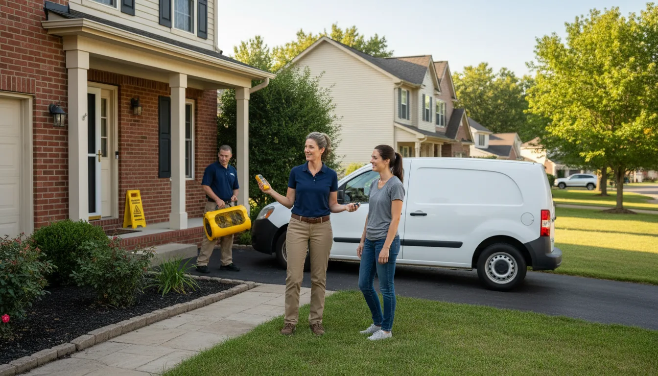 Residential water damage restoration in Seneca, PA